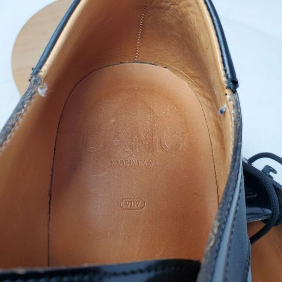 OAMC Mara Shoe Mens 12 Black Bull‎ Leather Mesh Lace Up Low Chunky Vibram Oxford main image 13